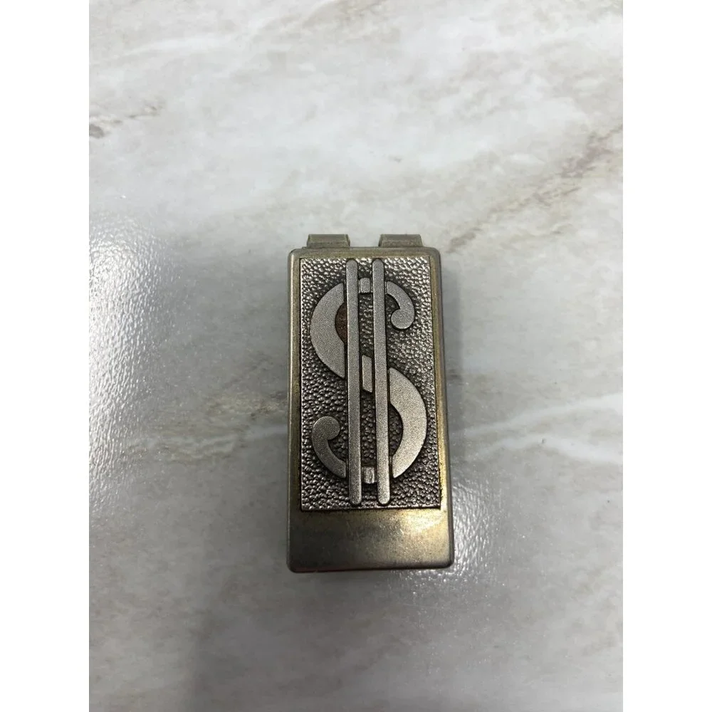 Rare Vintage Anson Gold Silver Tone Money Clip - 3,049,772 Made USA